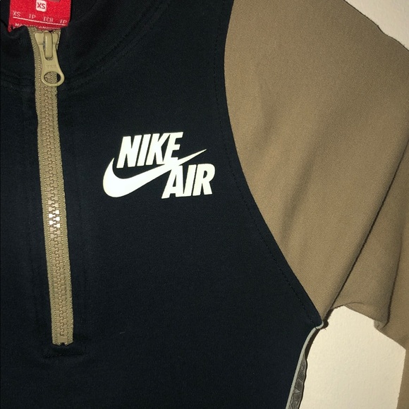 Nike Air Black and Olive Long Sleeve Dress - Picture 4 of 6